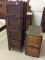 2 Sets of Wood Stacking File Cabinets