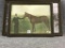 Lot of 2 Framed Horse Prints Including