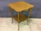 Square Oak Lamp Table (29 Inches Tall X