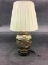 Lg. Heavy Oriental Design Table Lamp