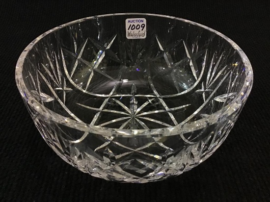 Signed Waterford Bowl (3 1/2 Inches Tall X 8