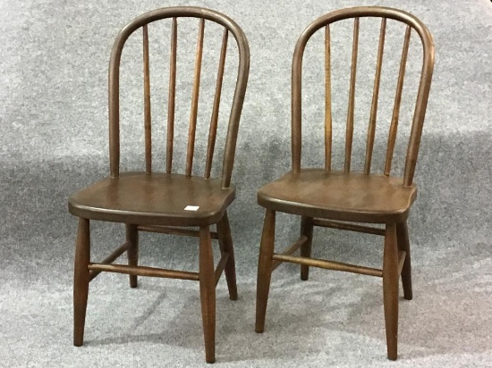 Pair of Vintage Child's Bentwood Chairs