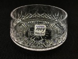 Signed Waterford Bowl (3 1/2 Inches Tall X 7