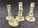 Lot of 4 Including 2-Matching Lenox Candle