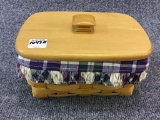 1999 Longaberger Address Book Basket w/