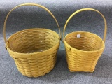 Lot of 2 Longaberger Baskets Including