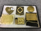 Lot of 6 Ladies Compacts Including