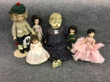 Lot of  6 Dolls Including Vintage Doll, Shirley