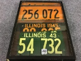 Collection of 6 Sets of Soybean License Plates