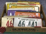Collection of License Plates Including