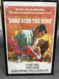 Poster Framed Gone w/ the Wind Movie Poster