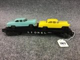 Lionel Lines O-Gauge Twin Auto Flat Car w/