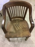 Vintage Wood Arm Chair