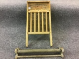 Lot of 2 Including National Washboard #440