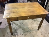 Primitive One Drawer Work Table (28 Inches Tall