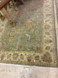 Oriental Area Rug w/ Under Pad