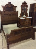 Lot of 2 Including Victorian Bed & Victorian