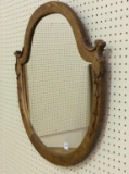 Wood Framed Wall Mirror (Approx. 28 X 27)