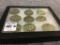 Collection of 9 Liberty Half Dollars Including