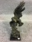 Bronze Eagle Statue on Marble Base