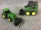 Lot of 2 Ertl John Deere 1/16th Incuding