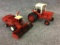 Lot of 2 IH Farm Toys Including Tractor & Combine