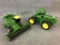 Lot of 2 John Deere Toys Including Tractor