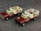 Lot of 2 Matching Nylint Farms Trucks