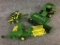 Lot of 3 John Deere Toys Including Combine,