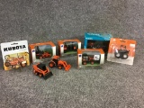 Lot of 8 Kubota Toy Trucks Including