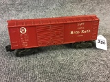 Lionel O Gauge X6014 PRR Baby Ruth Red Box Car