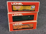 Lot of 3 Lionel Lines O-Gauge Reefer Cars-NIB
