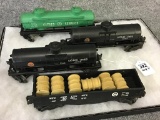 Lot of 4 Lionel Lines O Gauge Cars Including