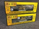 Lot of 2-Rail King by MTH Trains MTH Depressed