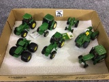 Lot of 7-1/64 Scale John Deere Tractors