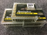 Lot of 5 Un-Opened Remington 22 Yellow Jacket
