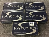 Lot of 5 Boxes of Speer Lawman 40 S&W Cartridges