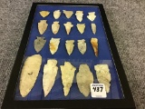 Collection of Approx. 20 Various Arrowheads