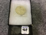 1921 Silver Peace Dollar AU