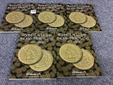 Lot of 5 Indian Head Penny Coin Books-