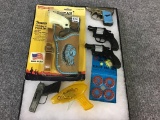 Group of Toy Pistols Including New in the Package