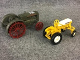 Lot of 2 Toy Tractors Including International Cub