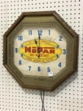 Electrified Adv. Clock- Chrysler Corp. Mopar