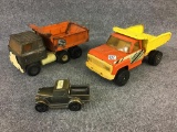 Lot of 3 Toys Including Tonka Construction Dump