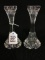 Pair of Matching Baccarat Crystal Candle Sticks