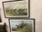 Lot of 2 Framed Vintage Horse Prints