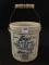 5 Pound Stoneware Lard Jar Front Marked
