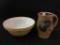 Lot of 2 Including Contemp. Maple City Pottery