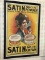 Vintage Framed Adv. Piece-Satin Skin Powder