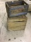 Lot of 2 Wood Adv. Boxes Including One